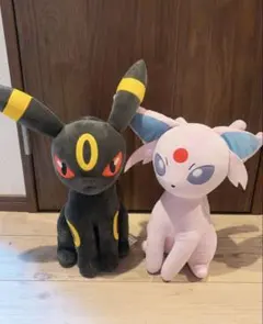 ポケモンぬいぐるみブラッキー&エーフィ2体セット - メルカリ