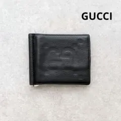 希少❣️グッチ マネークリップ ジャンボGG レザー 二つ折り財布 カードケースのサムネイル