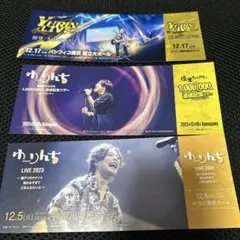 優里　ゆーりんち席限定ラバーキーホルダー　ピクチャーチケット、銀テセット 優里すたっふ on X