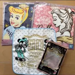 ディズニー一番くじ　ハンドタオル　まとめ売り　シンデレラ　ラプンツェル　ミッキー
