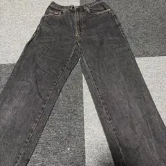 person'sデニムパンツ ブラック ストレート