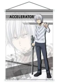 とある魔術の禁書目録 アクセラレータ 一方通行 タペストリー 原作柄 中古 とある魔術の禁書目録 アクセラレータ 一方通行 タペストリー