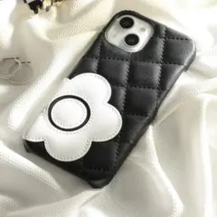 MARY QUANT キルトレザーシェルケース iPhone15/14/13兼用