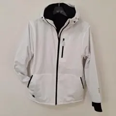 TULTEX フード付きホワイトジャケットLサイズ防風 保温