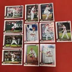 Topps 広島東洋カープ トレーディングカード 10枚セット