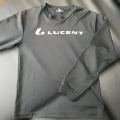 LUCENT ブラック ロゴ入り 長袖Tシャツ SS
