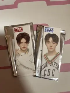 HELLO AGAIN ヨシノリ ドヨン 缶バッジ 2個セット