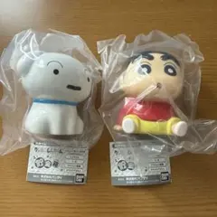 【シロ＆しんちゃん】クレヨンしんちゃん ミニ貯金箱
