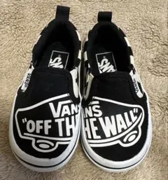 VANS＊スリッポン ブラック/ホワイト