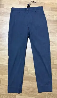グローバルワーク　アーバンスラックスAIR ネイビーチェック柄