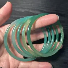 Y*a様 L867)天然石5個セットバングル