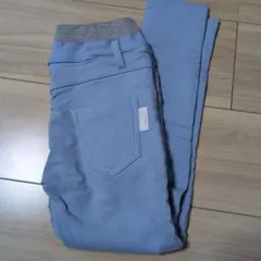 裏起毛 ライトブルー 長ズボン 130