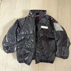 #5未使用 BABYDOLL 光沢フード付きジャケット 120 ブラック