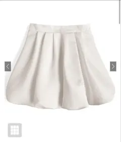 GRL サテンバルーンミニスカート[ru1180]