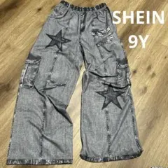 SHEIN スター柄 カーゴパンツ 9Y