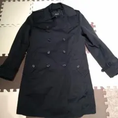 COMME CA ISM 黒 M トレンチコート