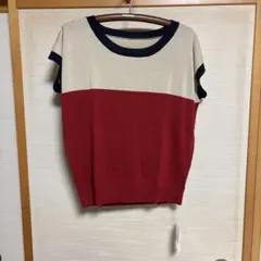 値下げ　ベルメゾン　半袖　ニットのサムネイル