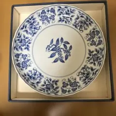 早いもの勝ちです！【完全未使用】たち吉　青色花模様の陶器大皿