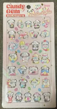 ボンボンドロップシール　キャンディジェムシール　ドクターパンダ