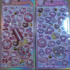 うるちゅるポップシール　キティベビー　マイメロベビー