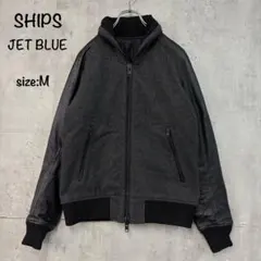 SHIPS JET BLUE アワード ジャケット スタジャン 羊革.
