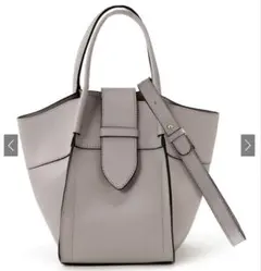 2Way配色レザーショルダーバッグ[tr228b]