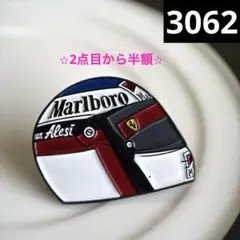 Jean Alesi ヘルメット ピンバッジ F1 - メルカリ