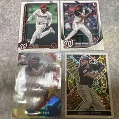 James Wood toppsルーキー　Rc インサート含む4枚セット！