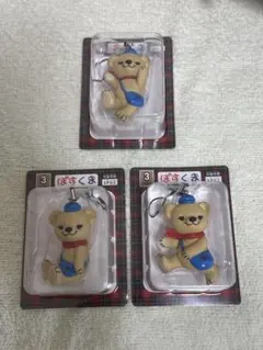 ぽすくま　3種コンプリートセット　フィギュアストラップ