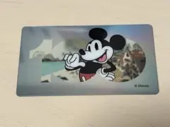 ディズニー Disney 100周年記念 メタリックカード ミッキー
