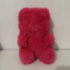 くまグミ　ぬいぐるみ　ポシェット　ピンク　ストロベリー