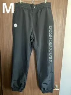 DC SHOES プリントロゴ ナイロン ジョガーパンツ M ディーシー