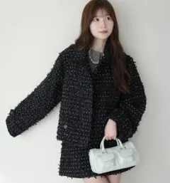 新品❤️eimy istoire フリルディテールエレガンスコート - メルカリ