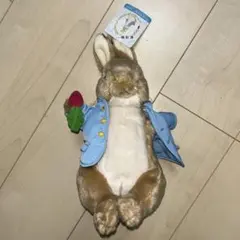 ウサギのぬいぐるみ 青いジャケット　ピーターラビット