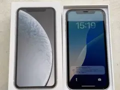 【極美品】Apple iPhone XR 64GB ホワイト 本体