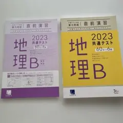 2023 共通テスト 直前演習 地理Bのサムネイル