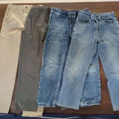 BIG JOHN ZARA Gapパンツ ジーンズ 4本セット140cmのサムネイル