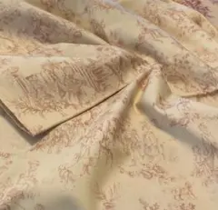 YUWAトワルドジュイ柄　ベージュ系w110×50cm