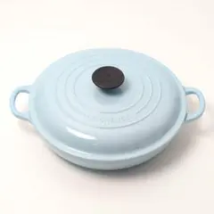 美品■LE CREUSET ビュッフェキャセロール サテンブルー 26cmのサムネイル