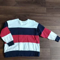 branshes （130）ストライプ長袖カットソー