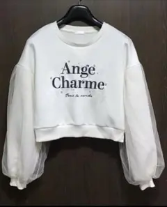 未使用 デザイントップス カットソー　ブラウス Ꮇサイズ　レディース