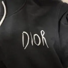Dior Raymond Pettibon 19aw スウェットパーカー　黒のサムネイル