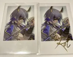 小柳ロウ　セット　チェキ　サイン入り　箔押し　レア　ノーマル　ヒーロー