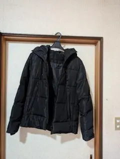 ブラック ダウンジャケットレディースXL　男女フリー