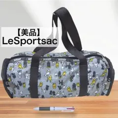 【新品未使用】LeSportsac 2ウエイボストンバッグ キャリーオン猫刺繍 新品未使用】LeSportsac 2ウエイボストンバッグ キャリーオン猫刺繍