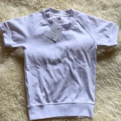 【新品タグ付】体操服 半袖 120 ホワイト クルーネック 学校 体操着 白