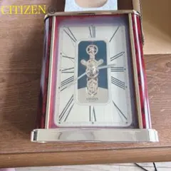 CITIZEN 置時計 クォーツ式 スケルトンデザインのサムネイル