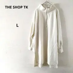 ザショップティーケー　ハイネックニット　 ホワイト　暖かい　L