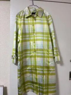 LANVIN COLLECTION トレンチコート シルクのチェック柄のサムネイル