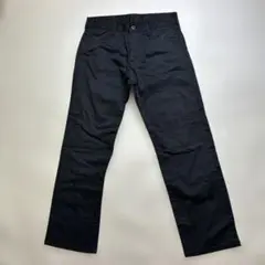 アバハウス　幾何学模様 ゴルフ　メンズパンツ 軽量　黒　W78㌅